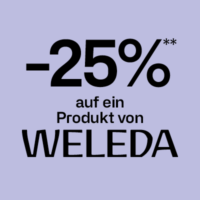 -25% auf ein Produkt von Weleda