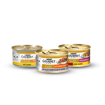 Purina Gourmet Katzenfutter Sorte Gold – Premium-Nassfutter für Katzen