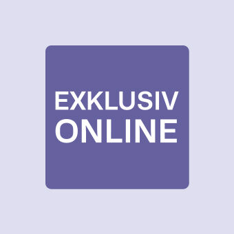 Pinkes ‚Neu‘‑Icon auf gelbem Hintergrund als Hinweis auf neue Produkte, Trends und aktuelle Sortimentserweiterungen.