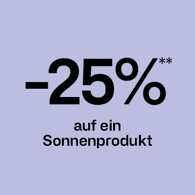 -25% auf ein Sonnenprodukt