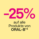 -25% auf alle Produkte von Oral-b
