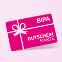 BIPA Geschenkkarte mit rosa Design und weißer Schleife – perfekte Gutscheinidee für Beauty-Fans.
