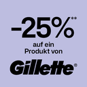 25% auf ein Produkt von Gillette