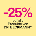 -25% auf alle Produkte von Dr. Beckmann