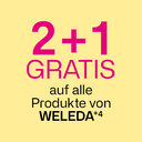 2+1 Gratis auf alle Produkte von Weleda