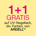 1+1 Gratis auf UV-Nagellack, div. Farben, von ARDELL