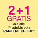 2+1 Gratis auf alle Produkte von Pantene Pro-v