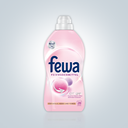 Fewa Feinwaschmittel in rosa Flasche, 1,5 L – sanfte Pflege für empfindliche Textilien & Farben. Link zur Markenseite/Feinwaschmittel