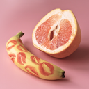 Grapefruit in Herzform – Symbolbild für Liebe, Sinnlichkeit und natürliche Pflegeprodukte. - Link zu Sexspielzeug für Männer
