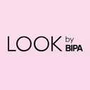LOOK by BIPA Logo auf rosa Hintergrund – Markenlogo für dekorative Kosmetik und Beauty-Produkte.