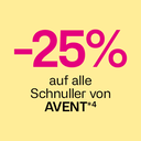 -25% auf alle Produkte von Avent