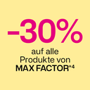 -30% auf alle Produkte von Max Factor