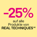 -25% auf alle Produkte von Real Techniques