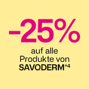 -25% auf alle Produkte von Savoderm
