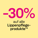 -30% auf alle Lippenpflegeprodukte