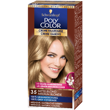 Schwarzkopf POLY COLOR Creme Haarfarbe mittelblond | BIPA