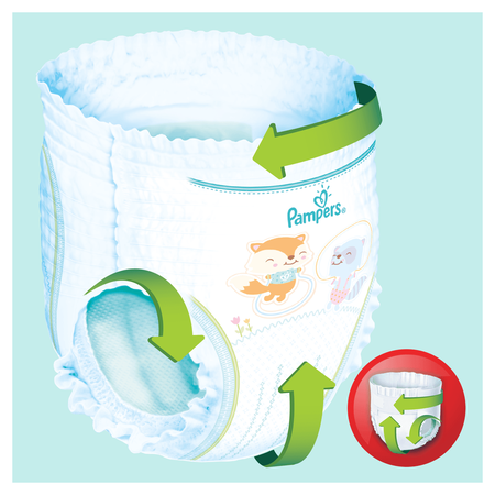 Pampers Baby-Dry Pants Größe 6, Mit Luftkanälen günstig ...
