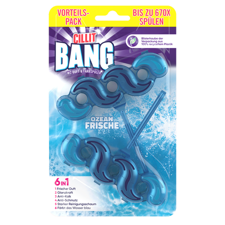 CILLIT BANG 6in1 WC-Blauspüler Ozean Frische günstig kaufen. | BIPA