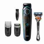 Bild: Braun BT5240 Barttrimmer und Haarschneider für
Herren, 39 Längeneinstellungen, schwarz/blau Bild: Braun BT5240 Barttrimmer und Haarschneider für
Herren, 39 Längeneinstellungen, schwarz/blau