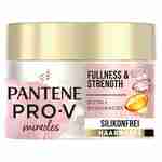 Bild: PANTENE PRO-V Pro-V Miracles Fullness & Strength
Silikonfreie Haarmaske Mit Biotin + Rosenwasser, 160ml Bild: PANTENE PRO-V Pro-V Miracles Fullness & Strength
Silikonfreie Haarmaske Mit Biotin + Rosenwasser, 160ml
