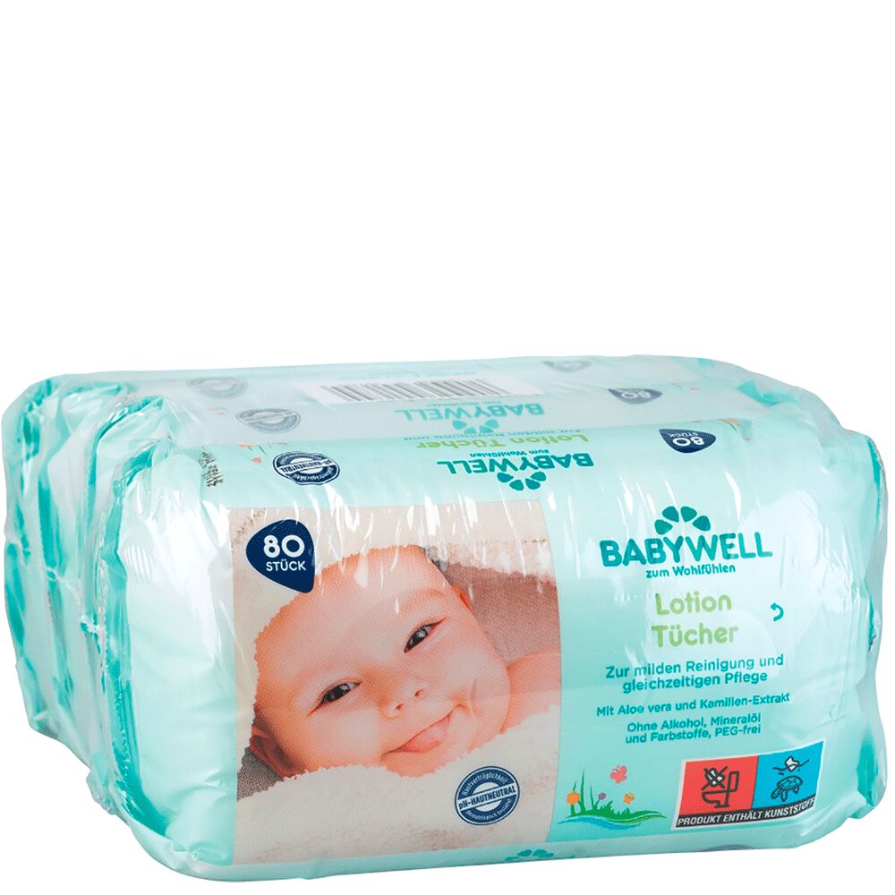 babywell lotion tucher 4er pack gunstig kaufen bipa