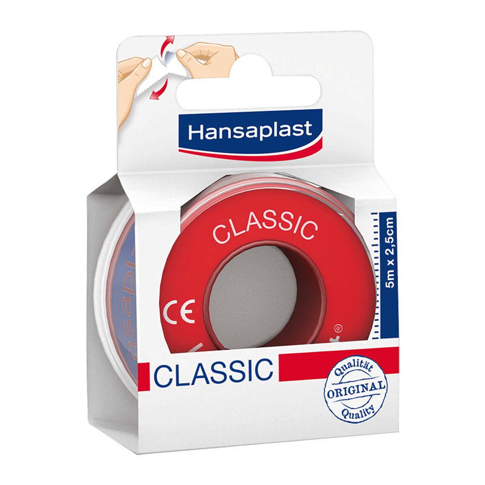 Hansaplast Classic Rollenpflaster 5m x 2,5cm bequem günstig bestellen
