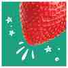 Bild: Bear Fruits Strawberry Entwirren + Glanz Haarmaske, Nachfüllpack 