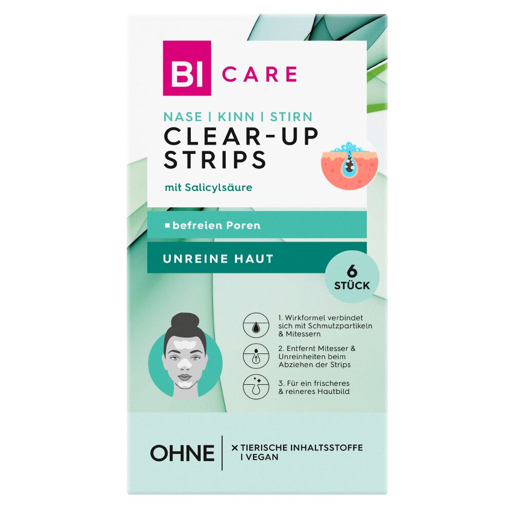Clear Up Strips Schnell Oder Langsam Abziehen BI CARE Clear Solution Clear-Up-Strips online kaufen BIPA