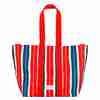 Bild: LOOK BY BIPA Miomojo Tasche Blau Rot Gestreift 