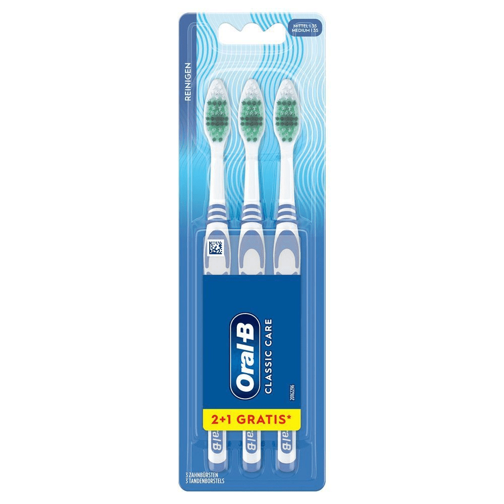 Bild: Oral-B Classic Care Handzahnbürste Mittel, Weiß 
