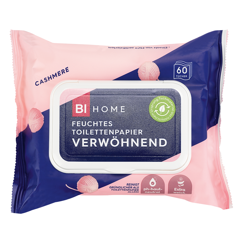 Bild: BI HOME Feuchtes Toilettenpapier Verwöhnend 