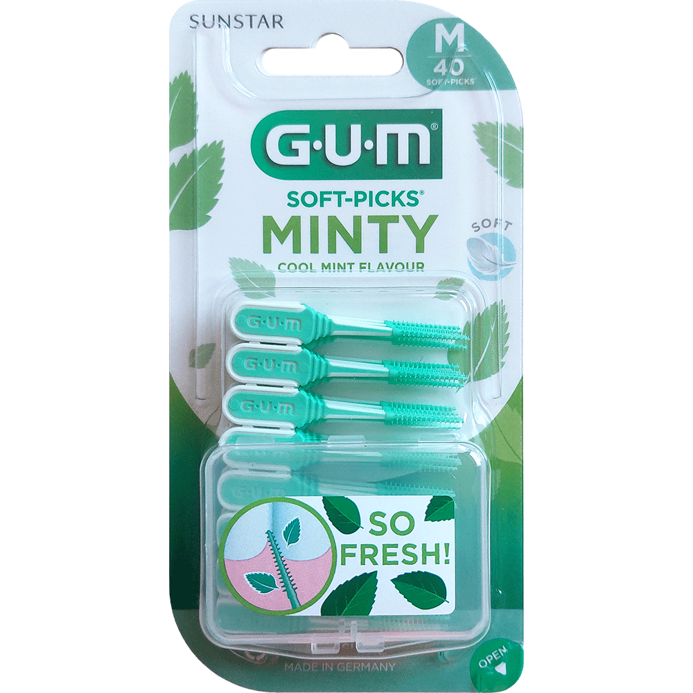 Bild: GUM Soft Picks Minty Medium 