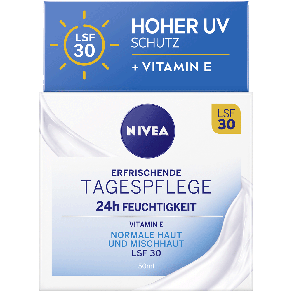 Bild: NIVEA Tagespflege Feuchtigkeit LSF 30 