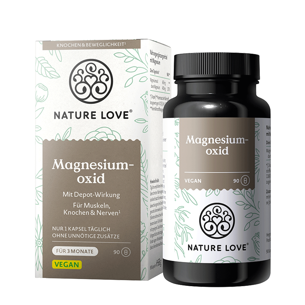 Bild: NATURE LOVE Magnesiumoxid 