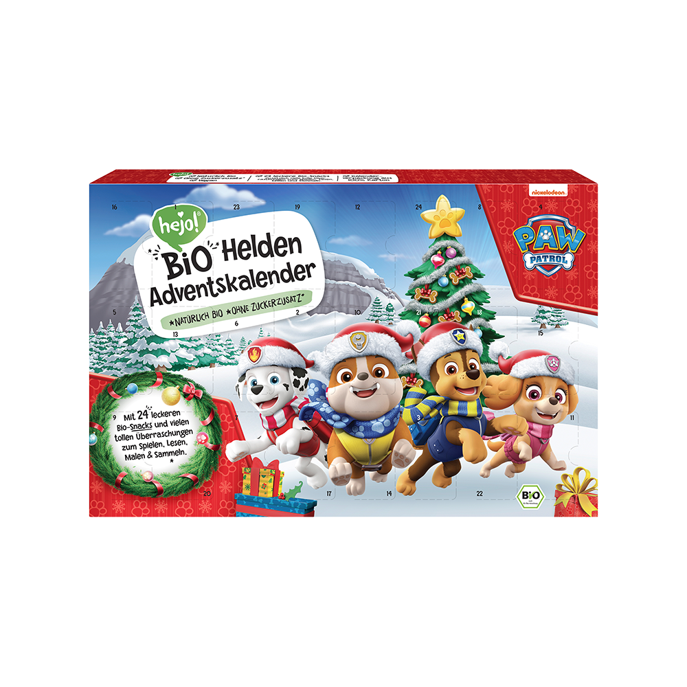 Bild: hejo! Adventskalender Bio Helden Paw Patrol 