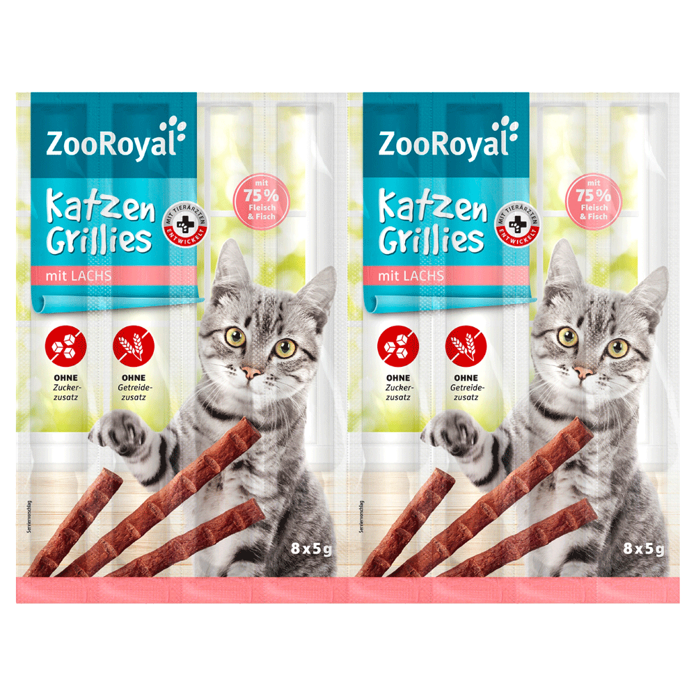 Bild: ZooRoyal Katzen Grillies mit Lachs