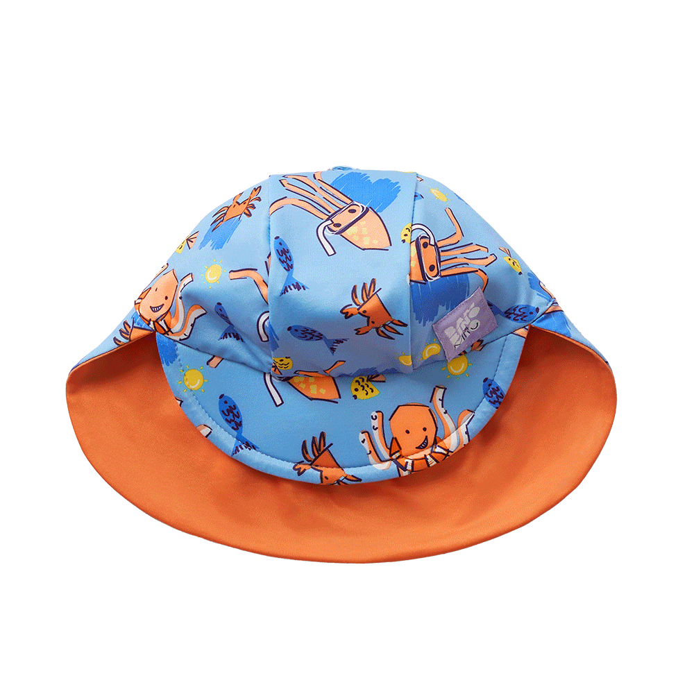 Bild: bambino mio Wende-Sonnenhut Wellen 1-3 Jahre 