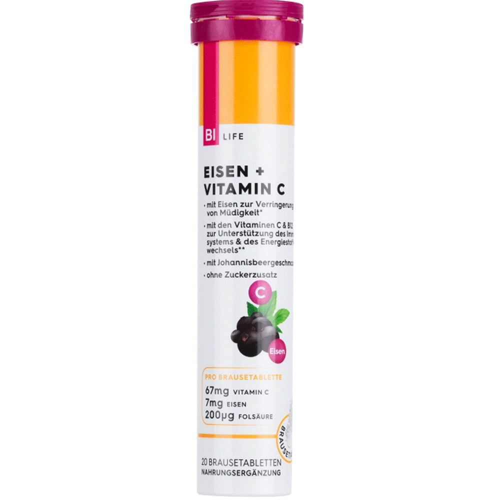 Bild: BI LIFE Eisen + C Brausetabletten