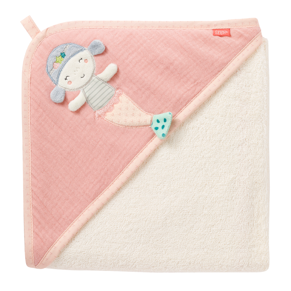 Bild: Fehn Kapuzenbadetuch Meerjungfrau