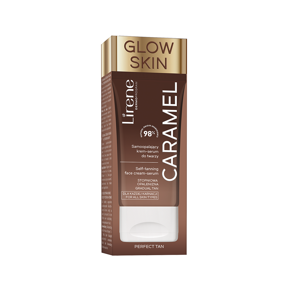 Bild: Lirene Self Tanning Face Cream-Serum Caramel 