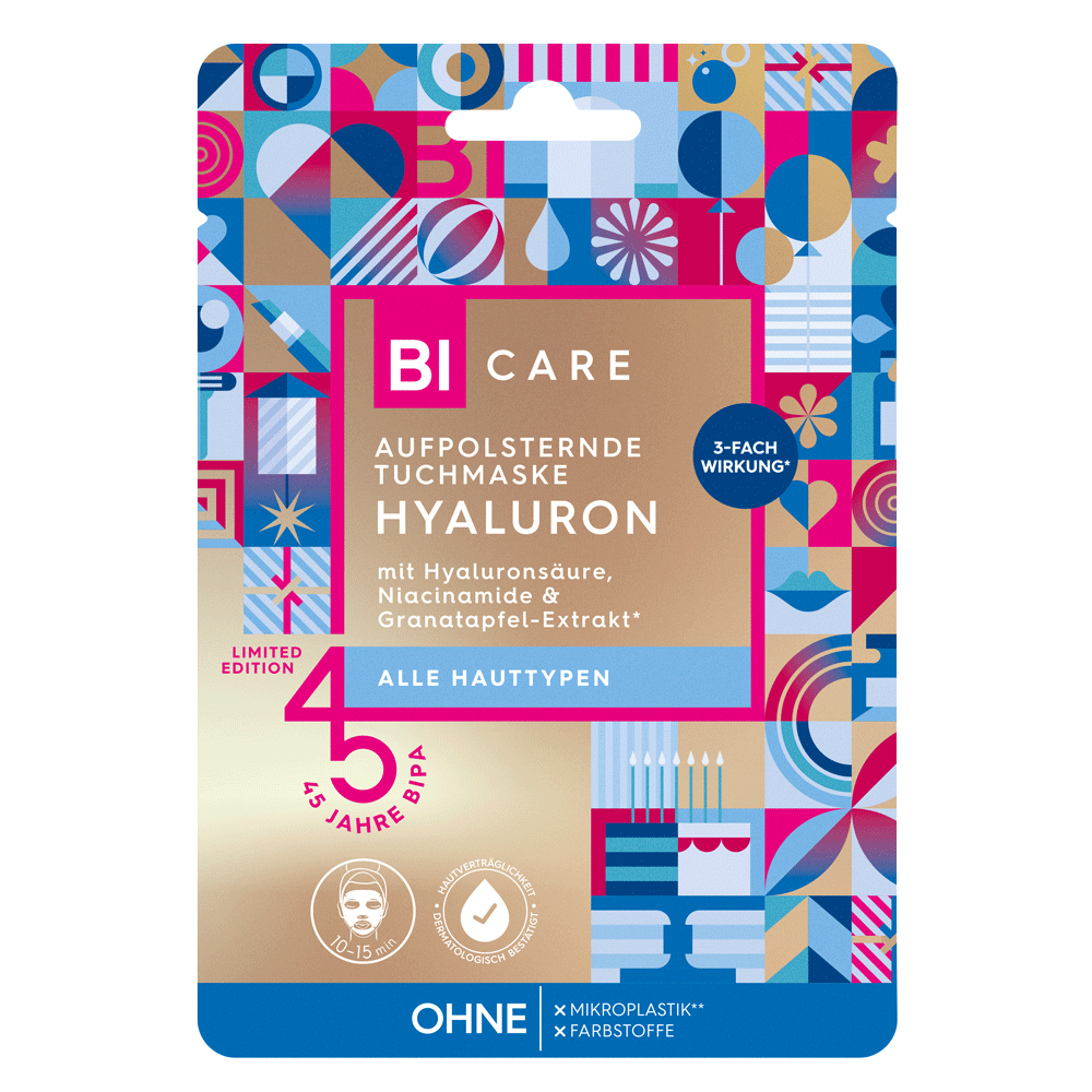Bild: BI CARE Tuchmaske Hyaluron 