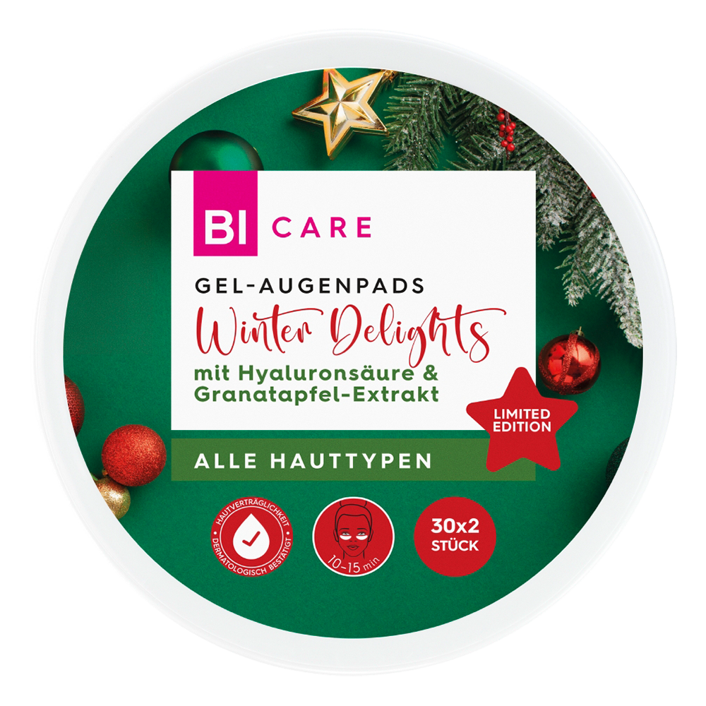 Bild: BI CARE Gel Augenpads Winter Delights
