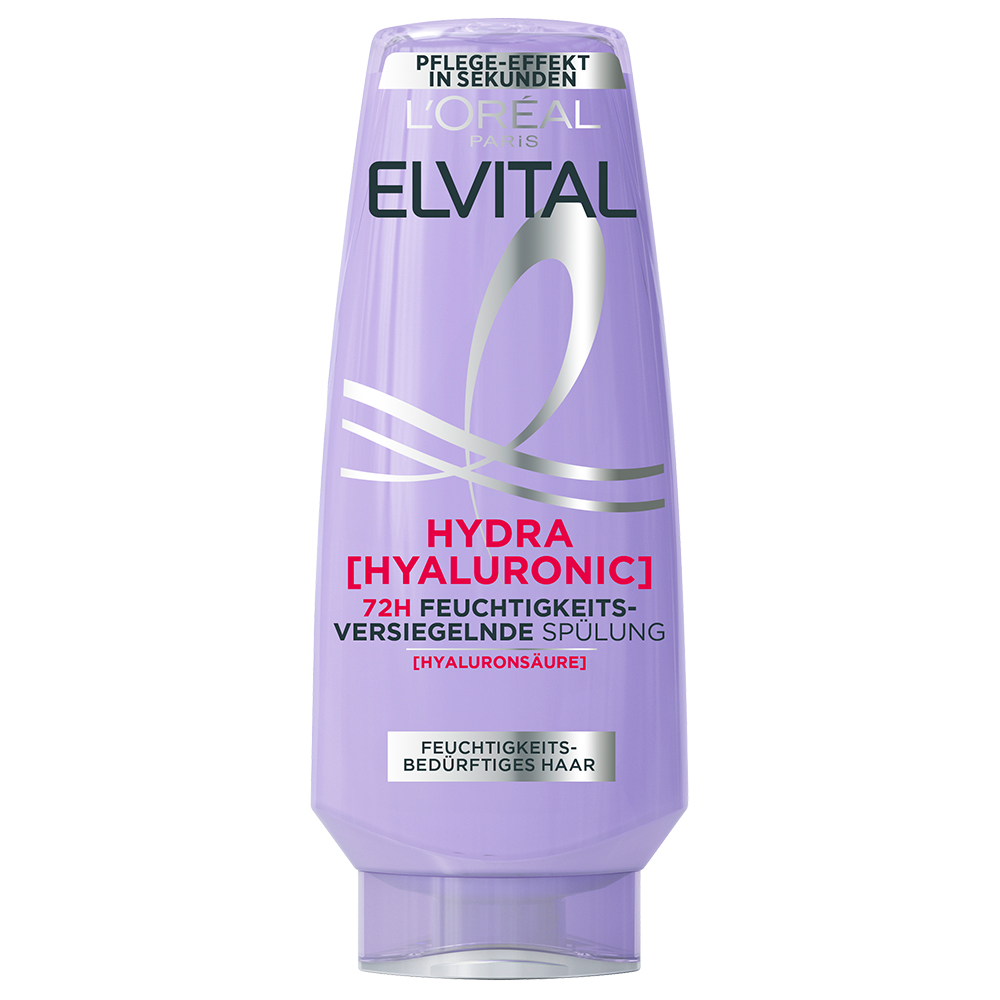 Bild: L'ORÉAL PARIS ELVITAL Hydra [Hyaluronic] 72H Feuchtigkeits-Versiegelnde Spülung 