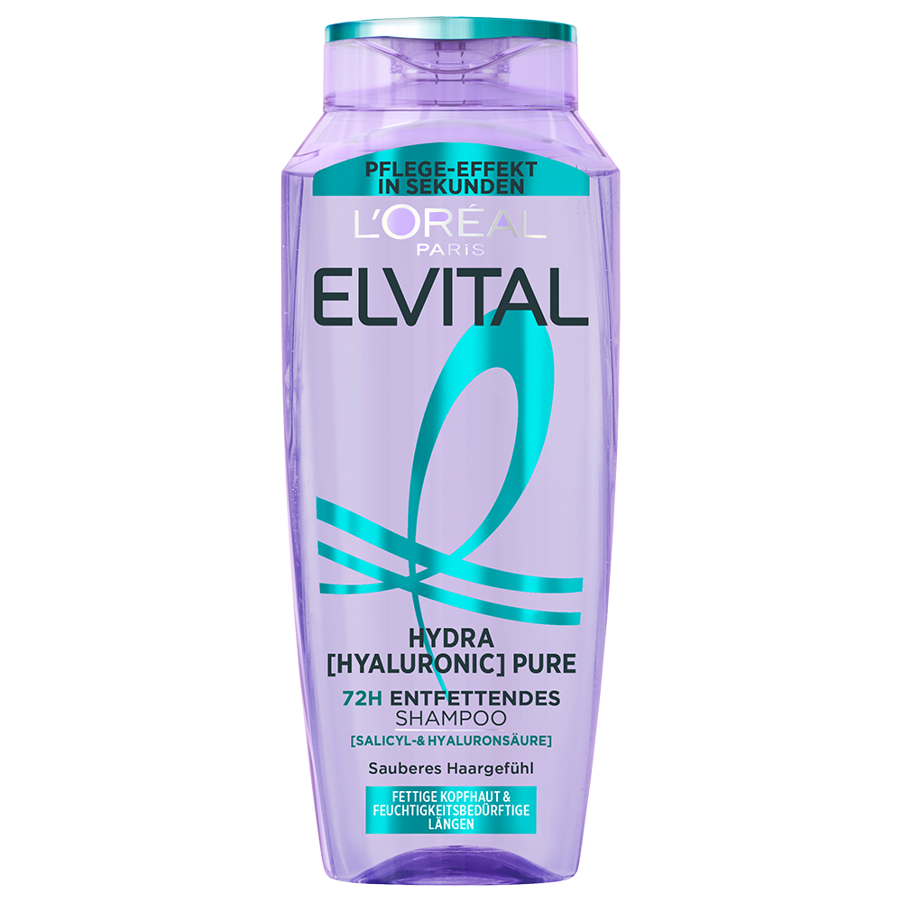 Bild: L'ORÉAL PARIS ELVITAL Hydra [Hyaluronic] Pure 72H Entfettendes Shampoo 