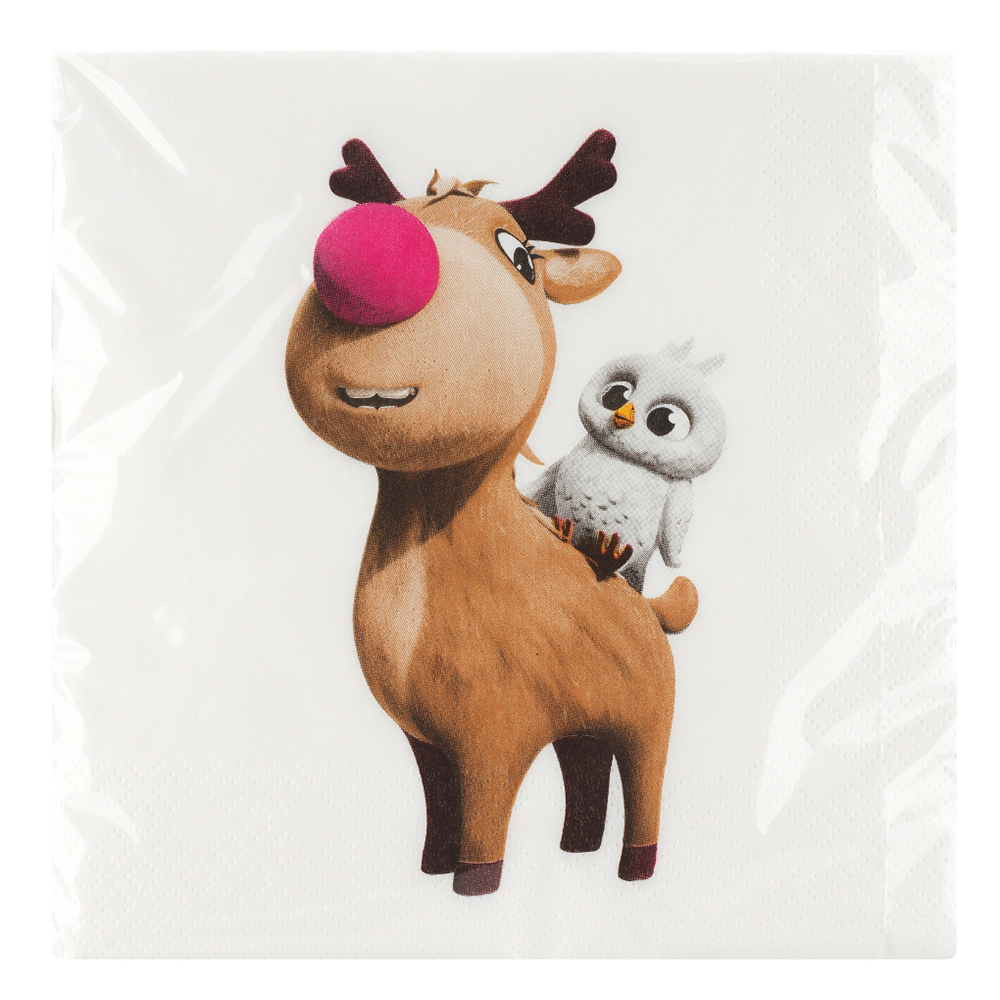 Bild: BI HOME Servietten Rosi und Flocke Motiv 