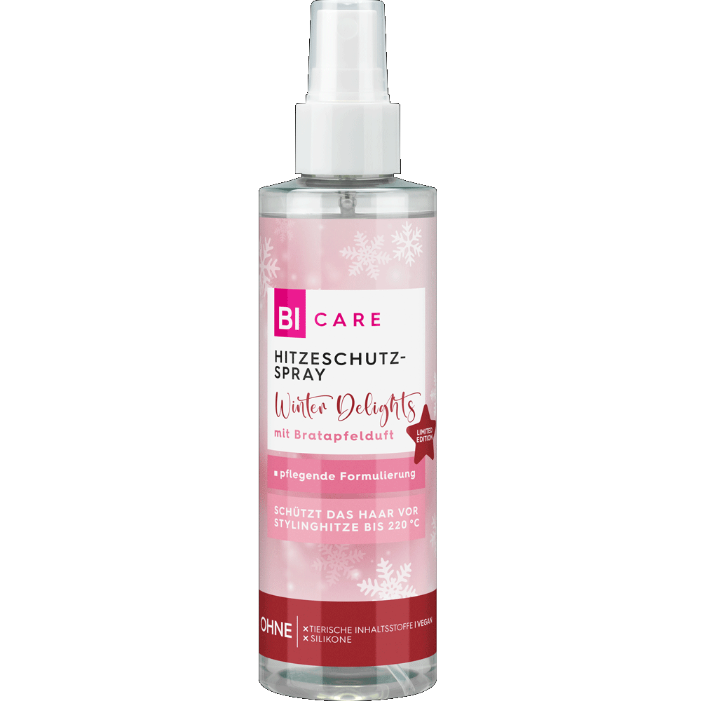Bild: BI CARE Hitzeschutz Spray Winter Delights