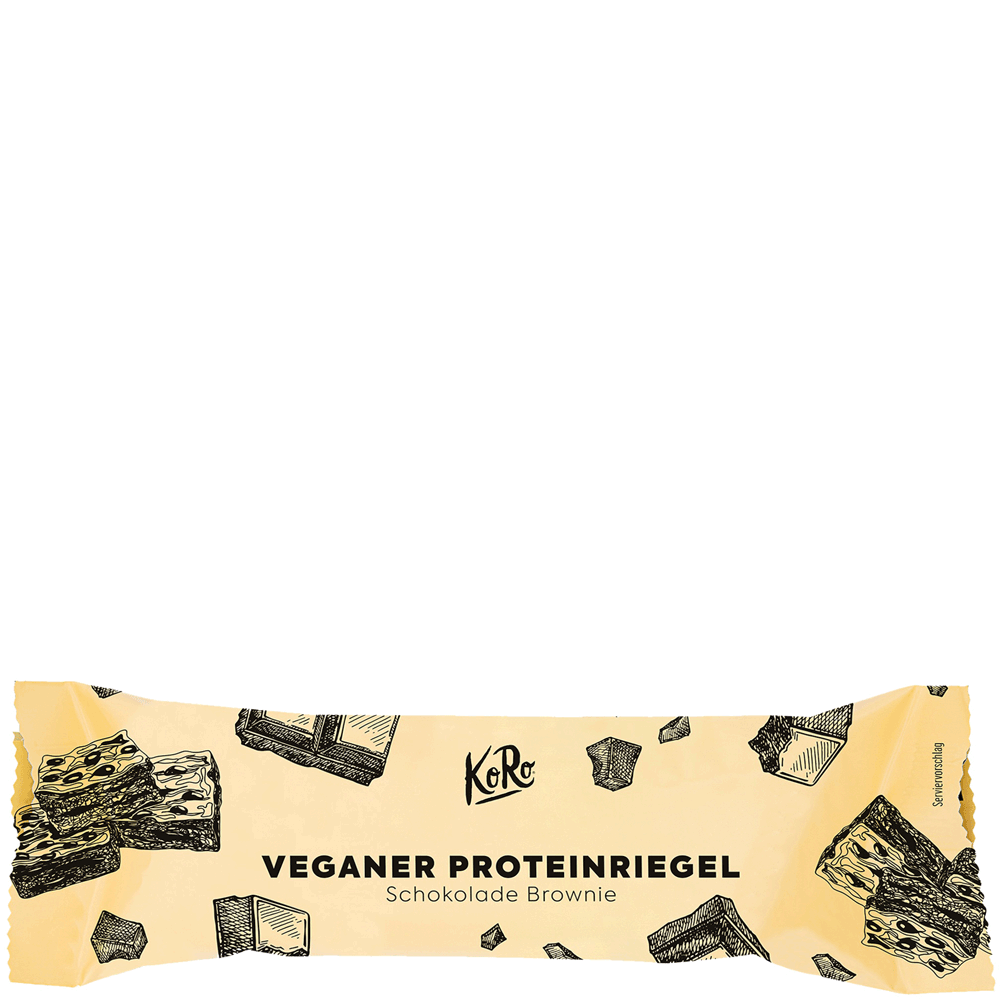 Bild: KoRo Veganer Protein Riegel Brownie