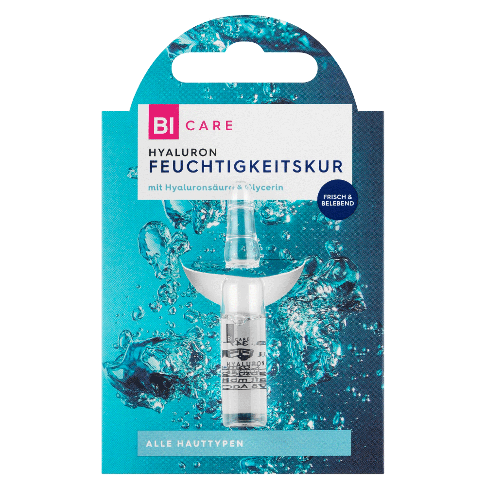 Bild: BI CARE Hyaluron Kur Ampulle