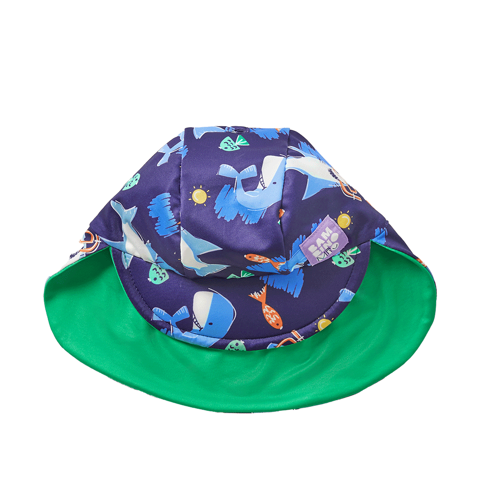 Bild: bambino mio Wende-Sonnenhut Meer 1-3 Jahre