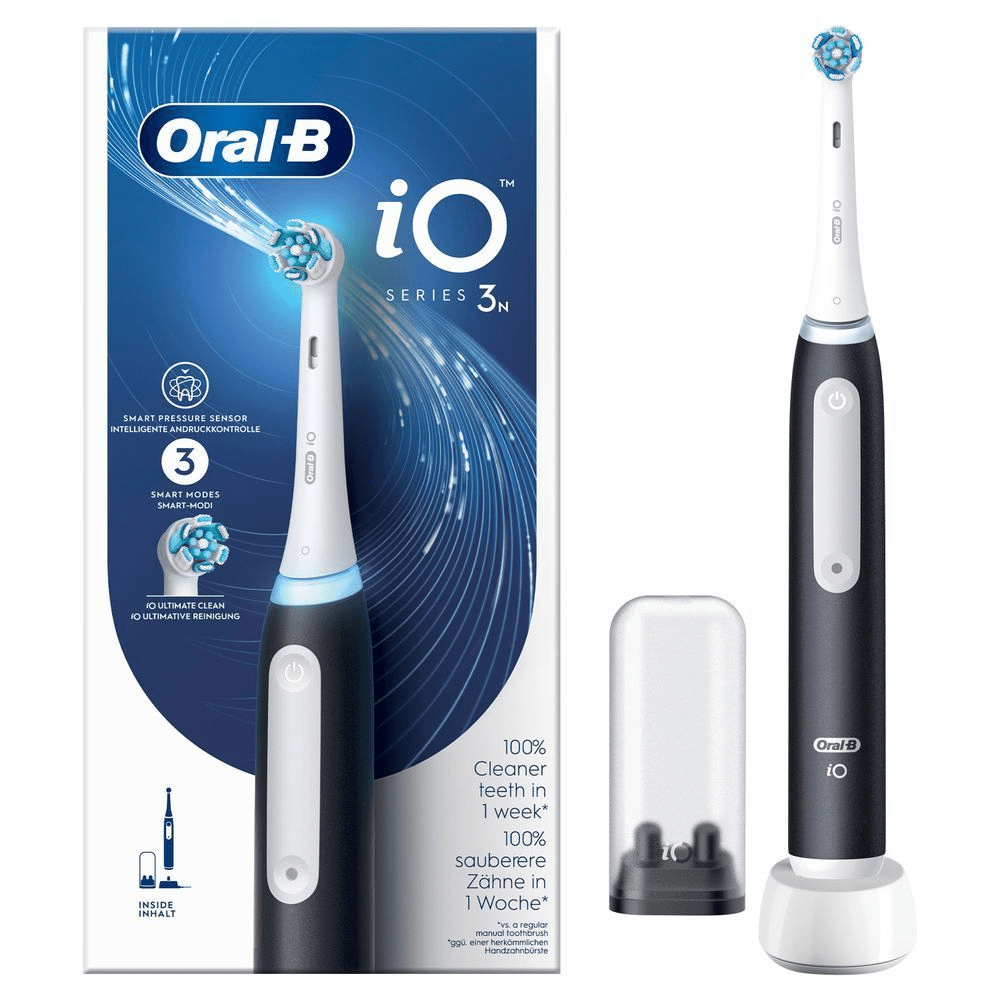 Bild: Oral-B iO Series 3 Elektrische Zahnbürste, Matt Black